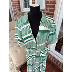 ASOS Striped Green Dress